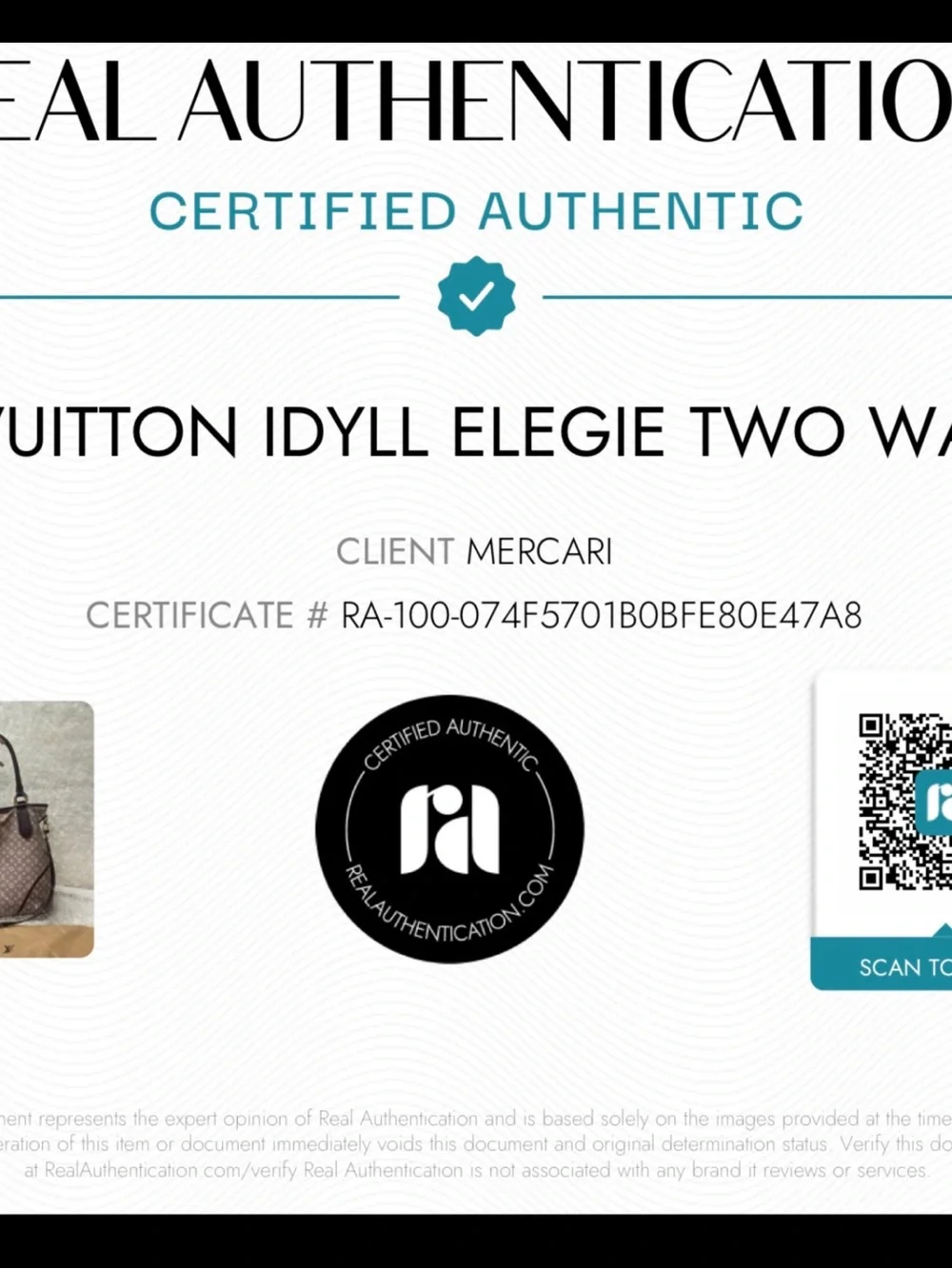Louis Vuitton Idylle Elegie Shoulder Bag